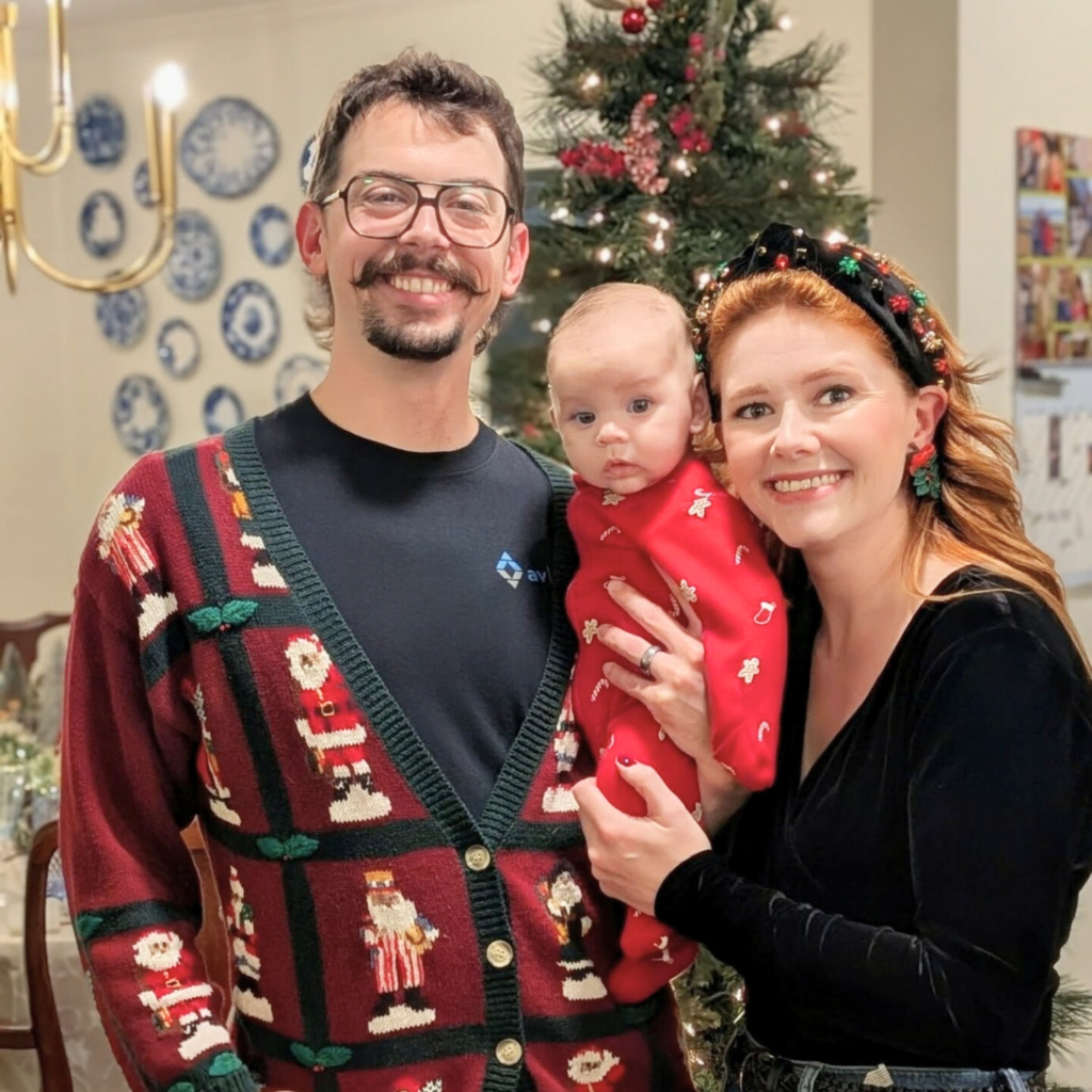 Christmas festive family