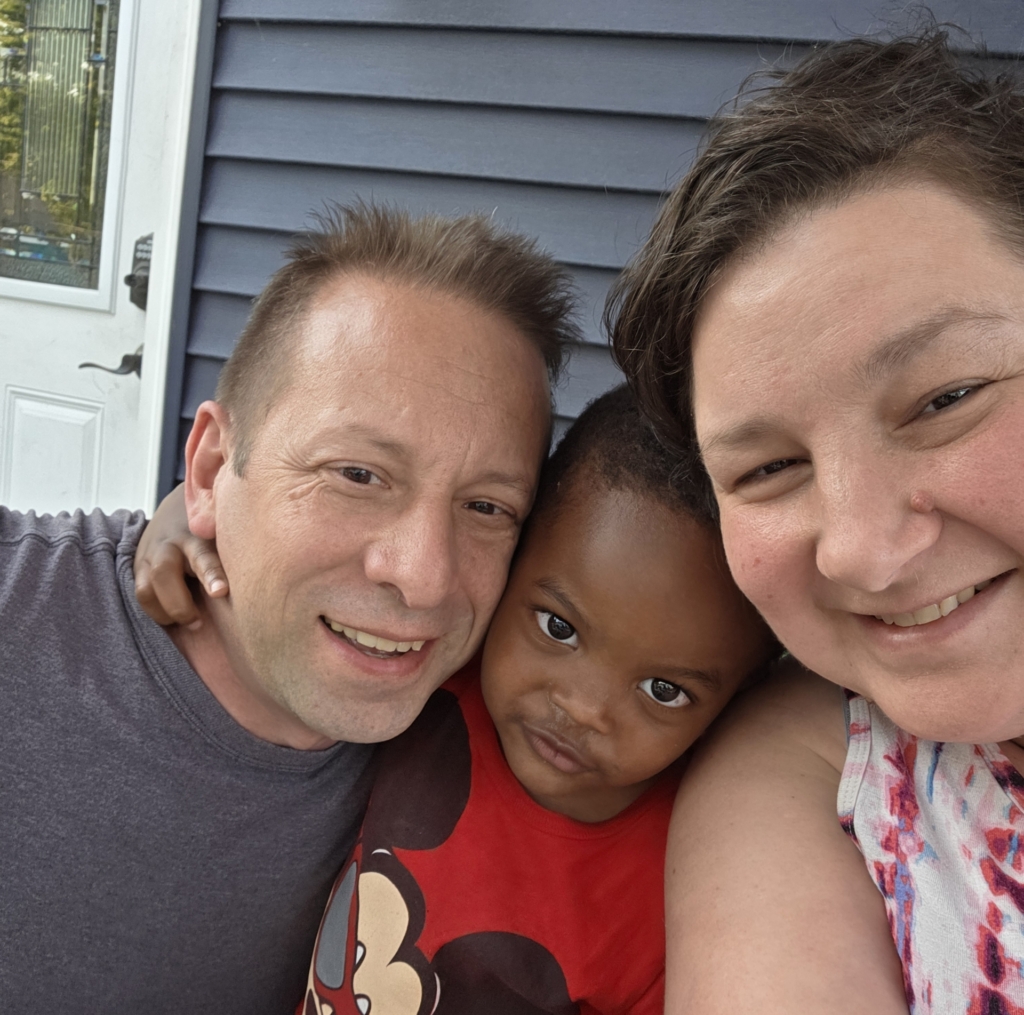 Selfie of Mike, Wyatt and Stephanie